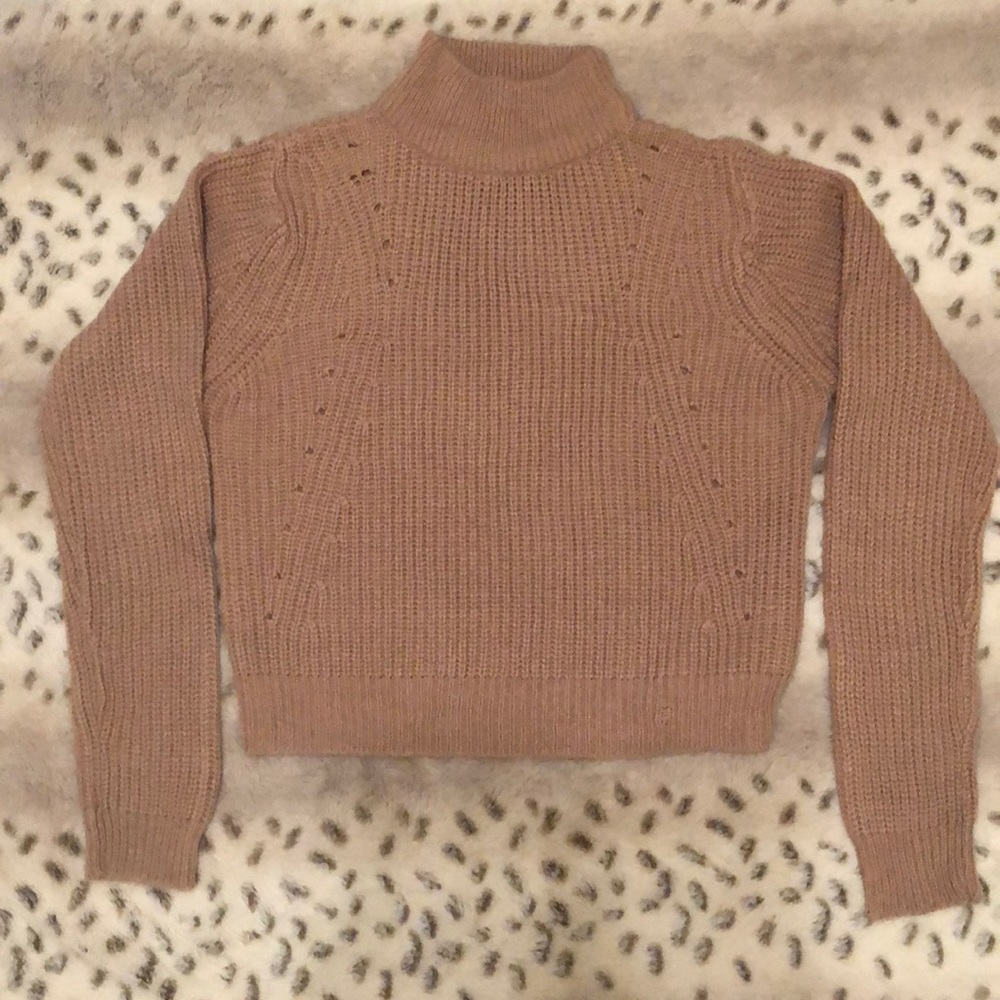 Tan Turtle Neck Sweater